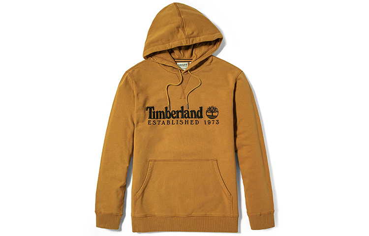 Timberland Embroidered Logo Pullover Sweatshirt Wheat for Men A2EZX-P47