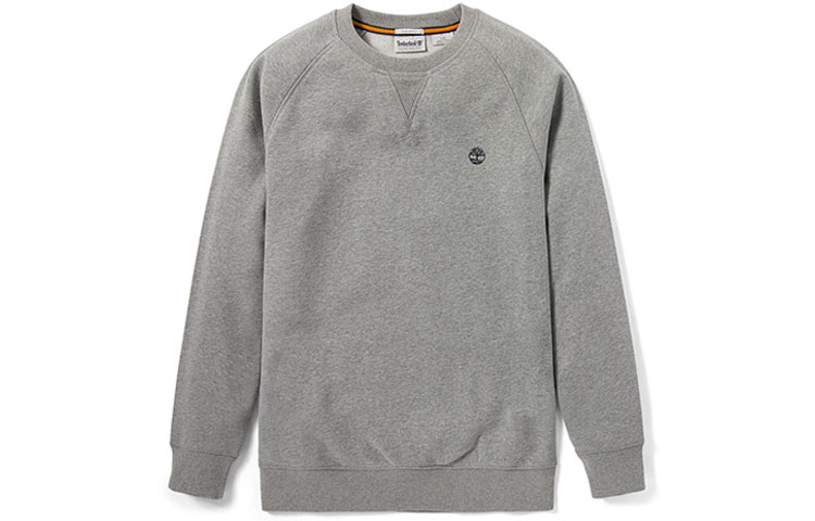 Timberland Embroidered Tree Logo Crewneck Sweater Grey - A2FYN052