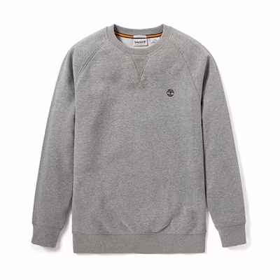 Timberland Embroidered Tree Logo Crewneck Sweater Grey - A2FYN052