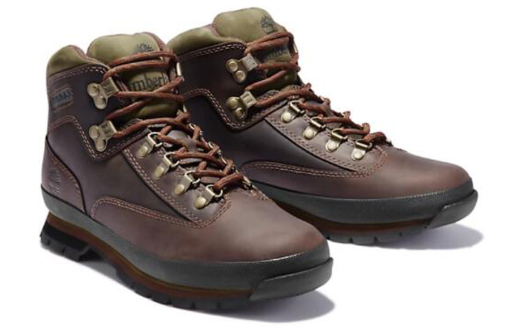 Lookbook 添柏岚 Euro Hiker 防滑戶外登山鞋 棕