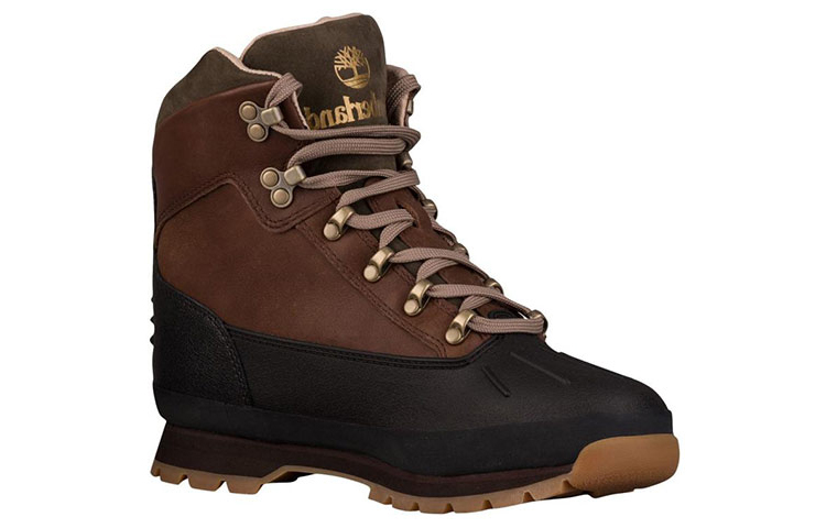 Order 添柏岚 (Timberland) Euro 耐磨舒适工装靴 黑棕