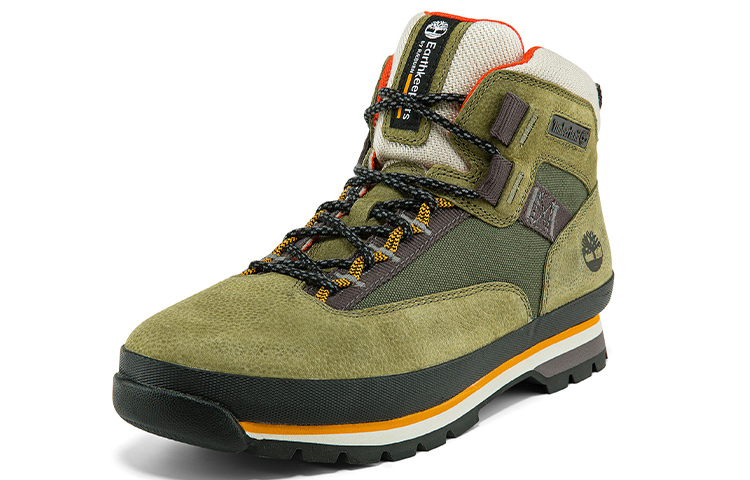 Lookbook Timberland Euro Hiker Kulit & Kain 'Dark Green Nubuck' A2H84W