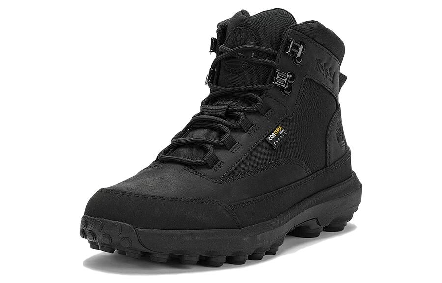 Lookbook Timberland Euro Hiker Mid Boot 'Nubuck Hitam' A5X75