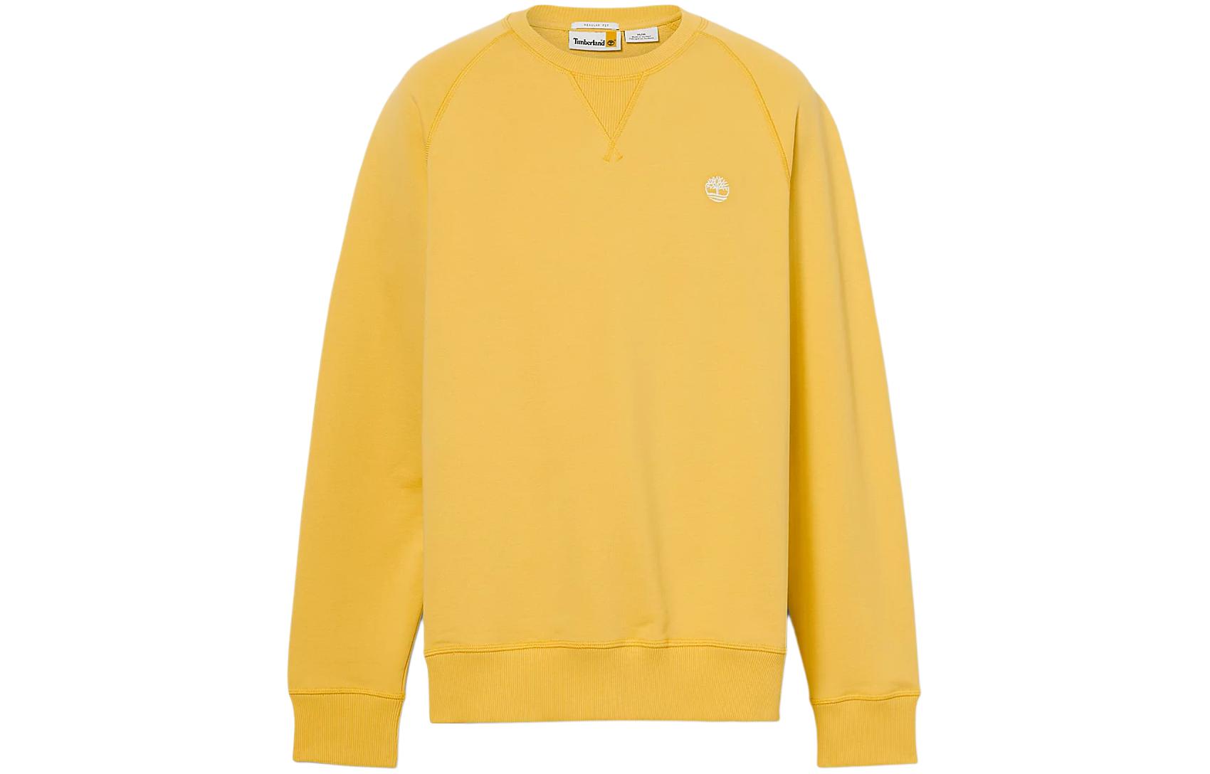 Timberland Exeter Loopback Logo Crewneck Sweatshirt Men’s Yellow A2F78-EG4