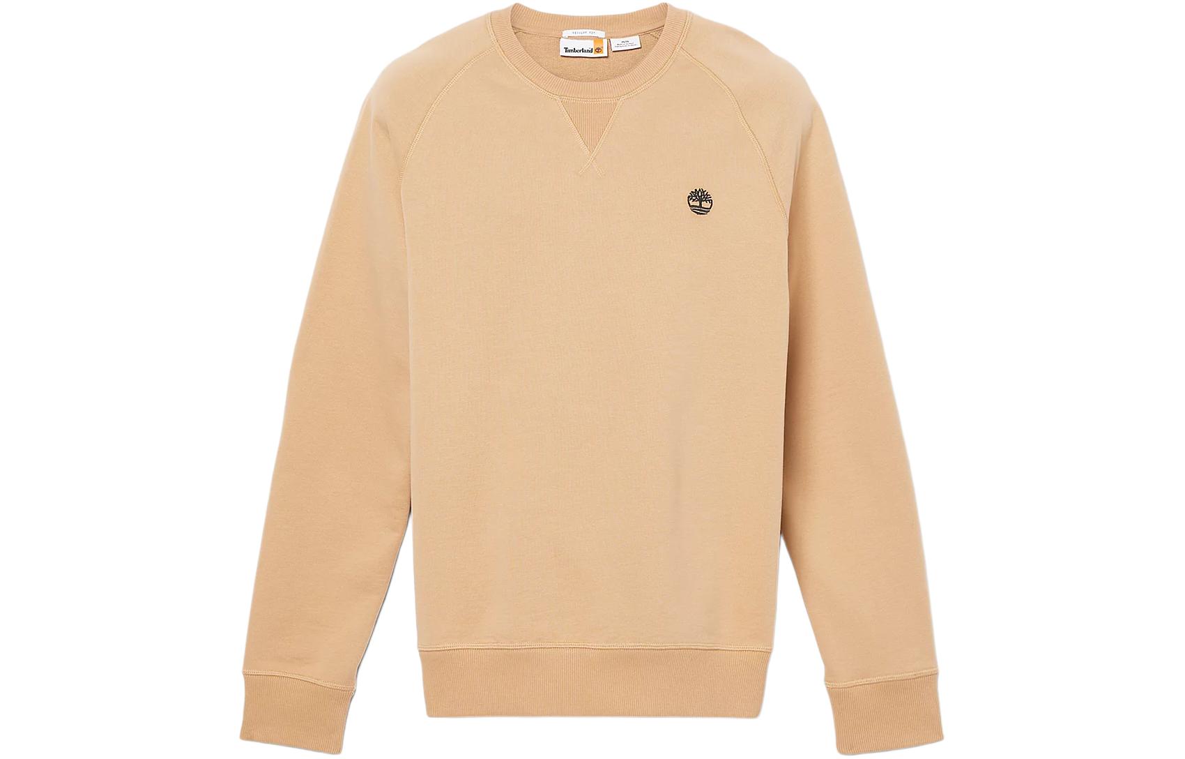 Timberland Exeter Loopback Logo Crewneck Sweatshirt Light Brown - Casual Wear A2F78-EH3