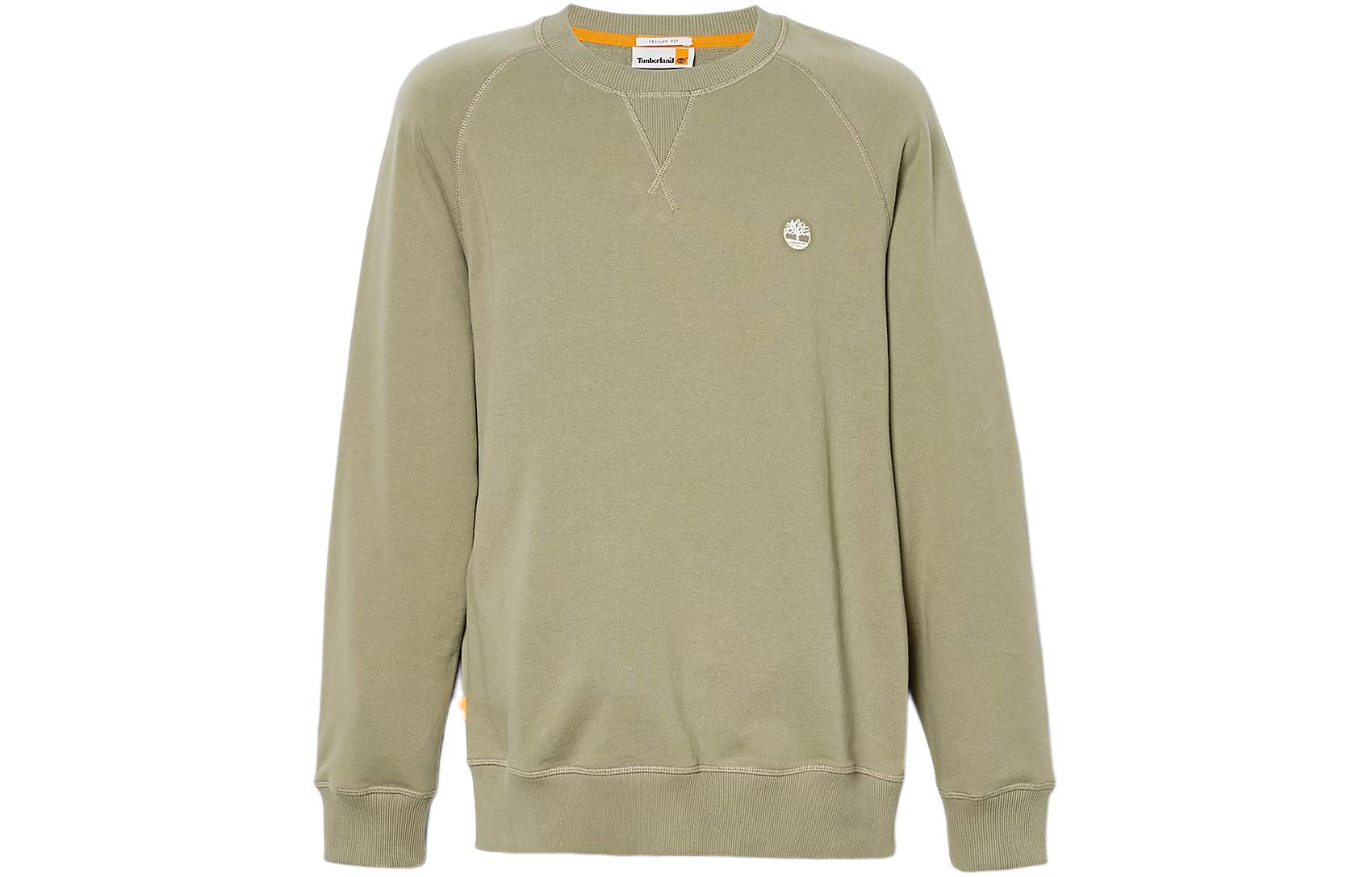 Timberland Exeter Loopback Solid Logo Crewneck Sweatshirt Green A2F78-590