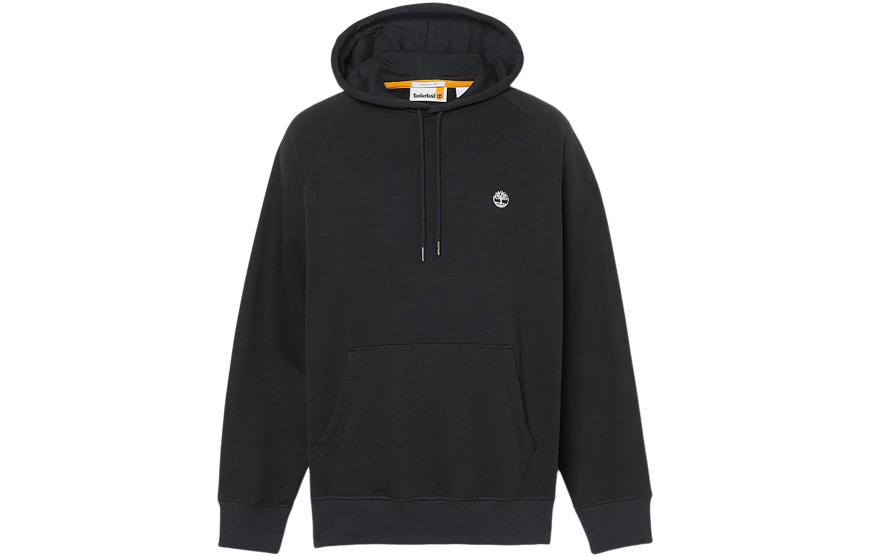 Timberland Exeter River Black Hoodie Solid Logo Pullover Warm Sweatshirt A6UBX-001