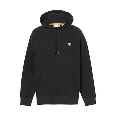 Timberland Exeter River Black Hoodie Solid Logo Pullover Warm Sweatshirt A6UBX-001