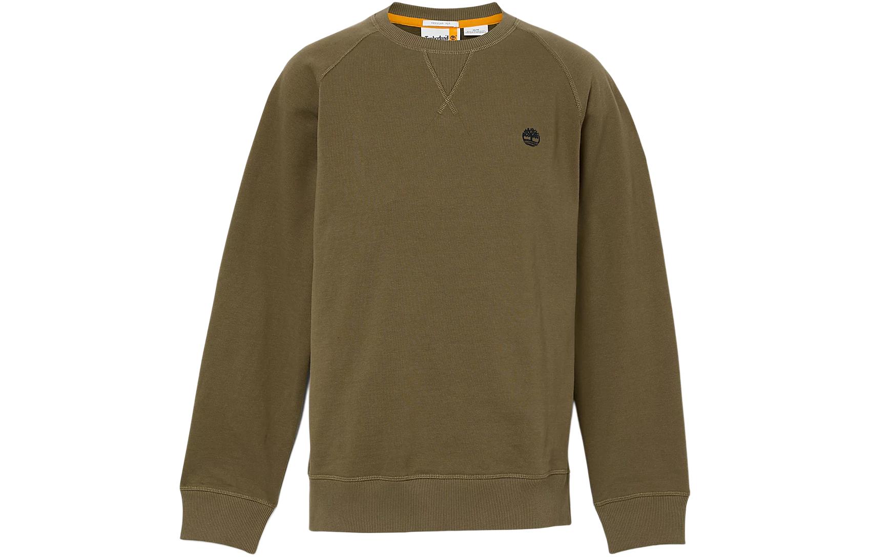Timberland Exeter River Crewneck Logo Sweatshirt Green - Pullover A2BNK-A58