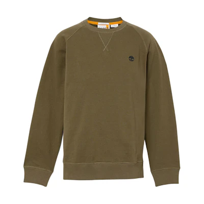 Timberland Exeter River Crewneck Logo Sweatshirt Green - Pullover A2BNK-A58
