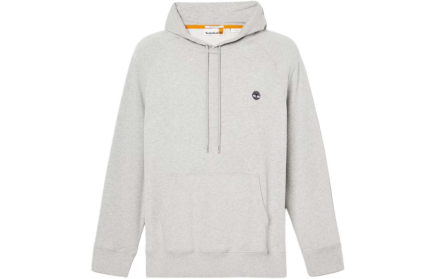 Timberland Exeter River Logo Pullover Hoodie Light Grey A6UBX-052