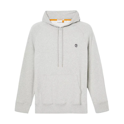 Timberland Exeter River Logo Pullover Hoodie Light Grey A6UBX-052