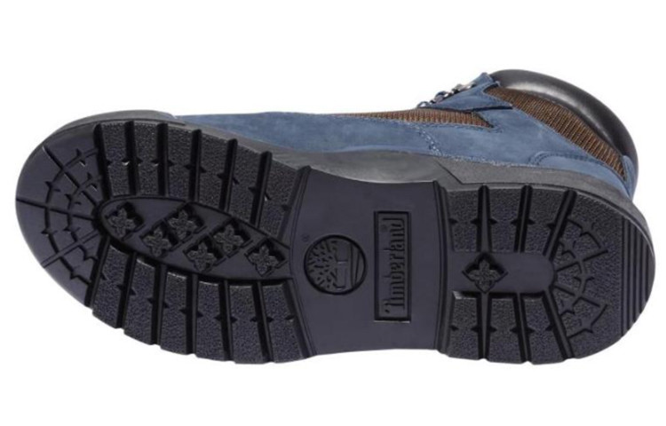 Shop Timberland添柏嶺 Field 輕便休閒工裝靴 藍