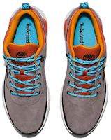 Shop Timberland添柏嶺 Field Pulls Hiker 耐磨防滑 中筒 戶外靴 灰橙
