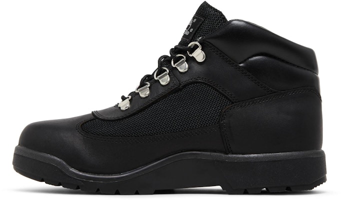 (Grade School) Timberland Field Boot Junior 'Black' TB015906-001 Lookbook (Grade School) Timberland Field Boot Junior 'Black' TB015906-001