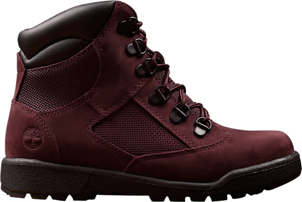 Timberland burgundy field boot sales