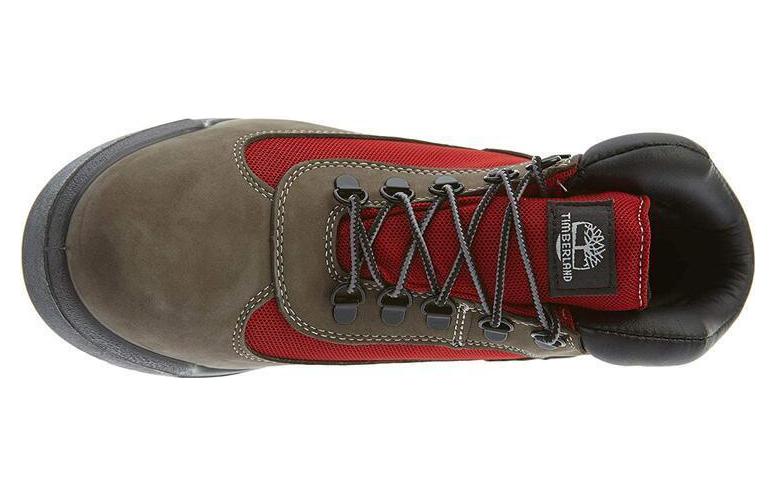 Lookbook ティンバーランド フィールドブーツMid グレーレッド TB0A1RDJ-056