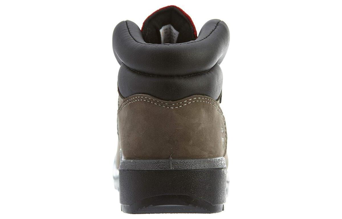 Shop ティンバーランド フィールドブーツMid グレーレッド TB0A1RDJ-056