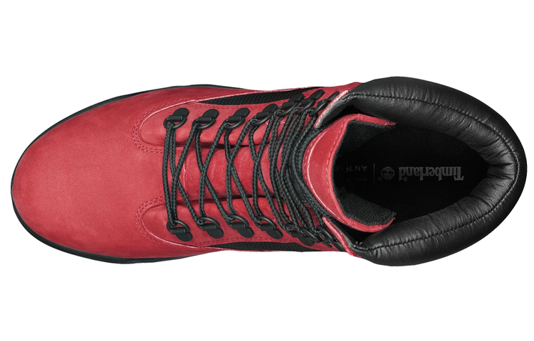 Lookbook Timberland Field Boot Waterproof 'Red Black' A1RCJ