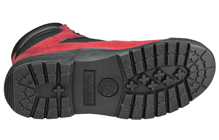 Shop Timberland Field Boot Waterproof 'Red Black' A1RCJ