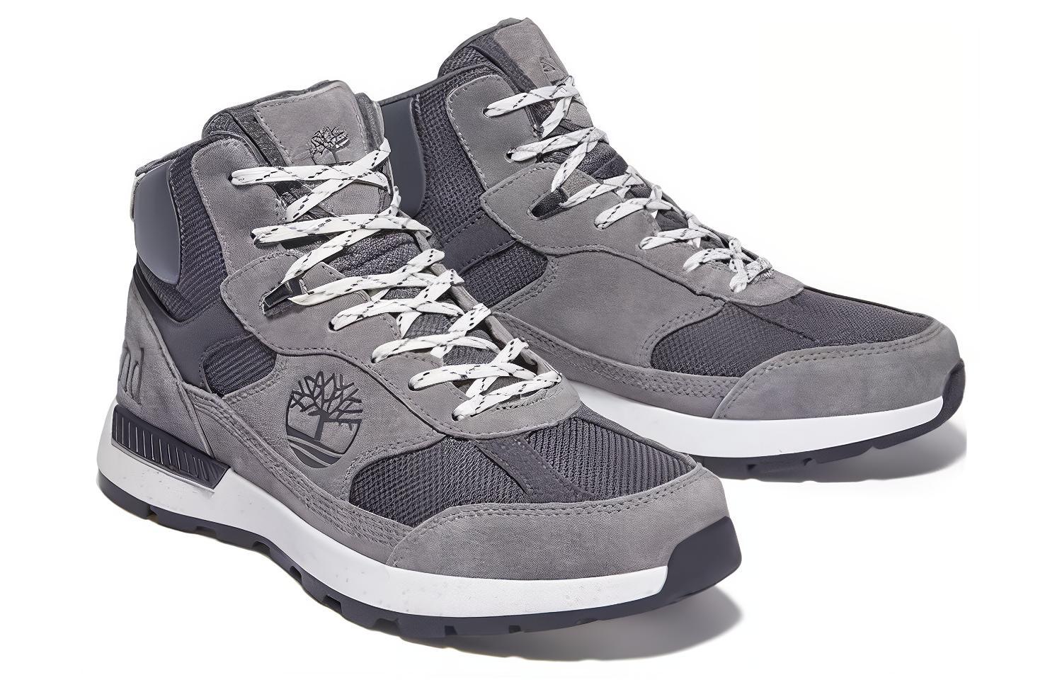 Lookbook 팀버랜드 필드 트레커 미드 그레이 (or 팀버랜드 트레커 미드 그레이 if shorter is critical) TB0A2DCG-F49