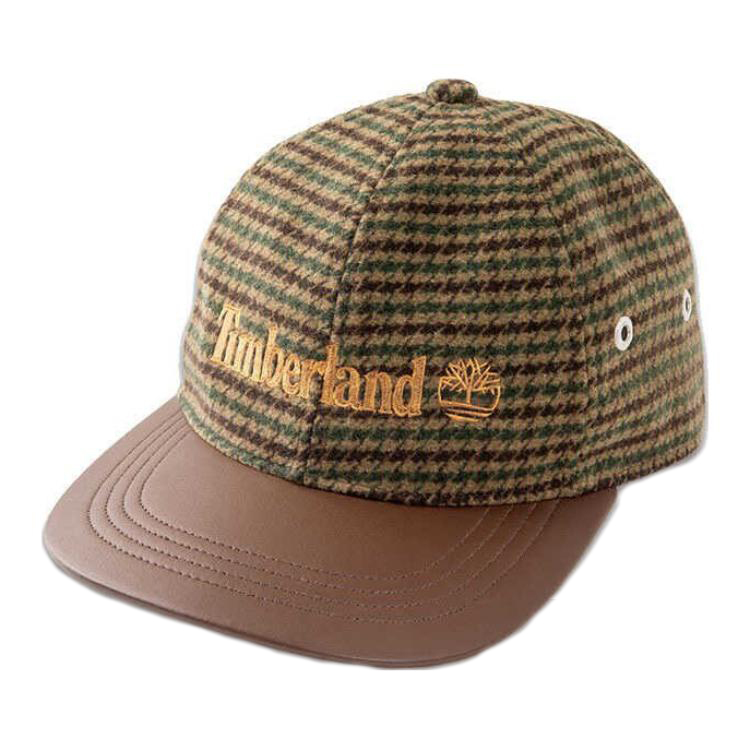 Timberland Floral Design Polyester Cap Unisex Couple Style Brown. TB0A6G57U311