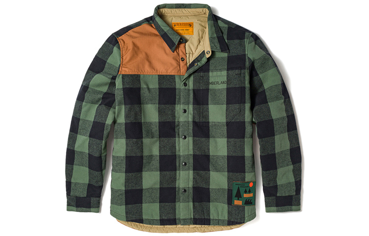 Timberland Future73 Nina Chanel Abney Collab Green Patchwork Cotton Jacket A5NAA-J04