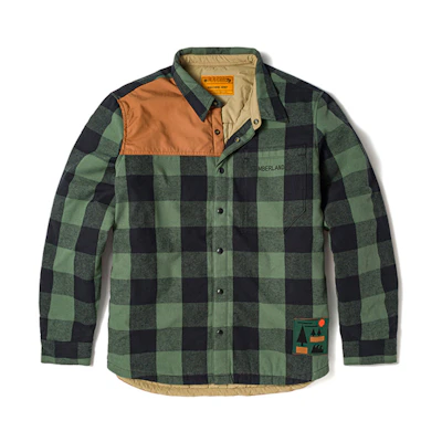 Timberland Future73 Nina Chanel Abney Collab Green Patchwork Cotton Jacket A5NAA-J04