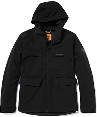 Timberland FW22 Black Outdoor Utility Hooded Jacket with Multiple Pockets A69HS-001 Buy Timberland FW22 Black Outdoor Utility Hooded Jacket with Multiple Pockets A69HS-001