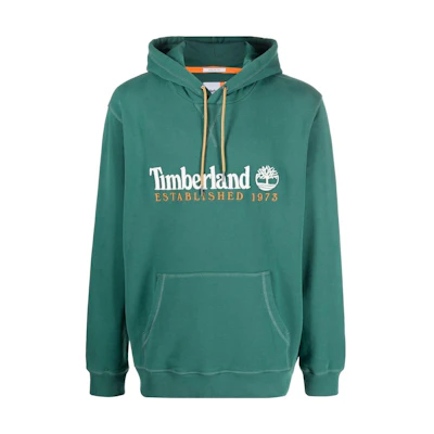 Timberland FW22 Printed Green Hoodie Long Sleeve TB0A2-CRM
