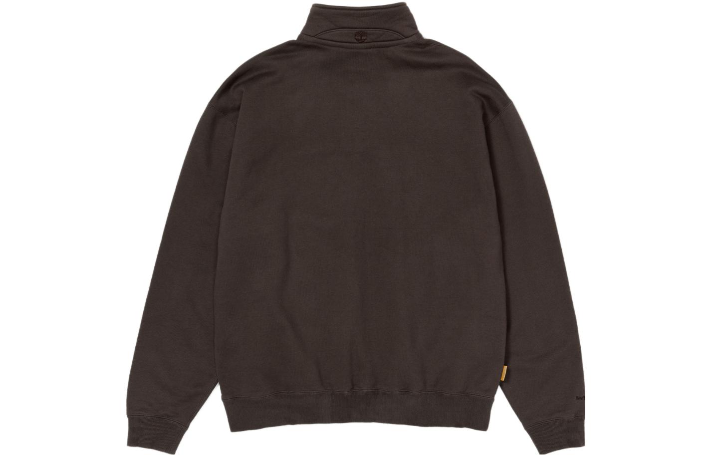 Timberland FW23 -81 3 Series Half-Zip Pullover Sweatshirt Unisex Dark Brown A6217-243 圖 3
