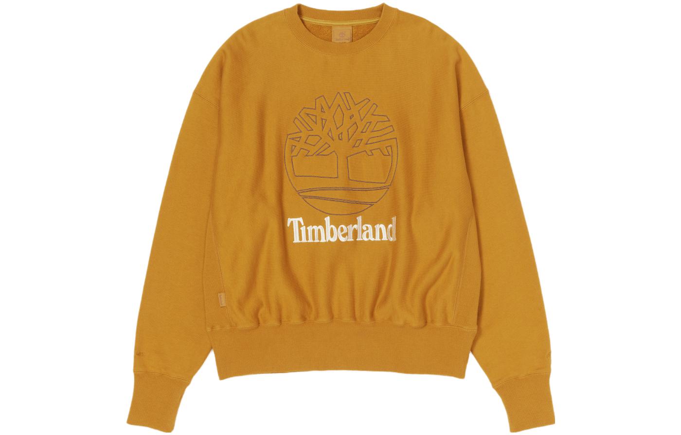 Timberland FW23 +81 3 Series Embroidered Crewneck Sweatshirt Wheat Unisex A61YN-P47