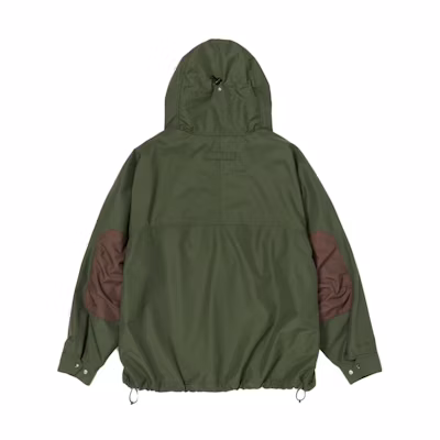Timberland FW23 +81 3 Series Green Half-Zip Hoodie Jacket Unisex Logo Patchwork A6UCJ-U31
