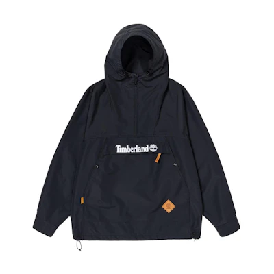 Timberland FW23 +81 3 Series Half-Zip Hoodie Jacket Black Unisex A6UCJ-001