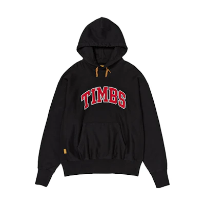Timberland FW23 +81 3 Series Nylon Patchwork Hoodie Unisex - Black A61ZU-001