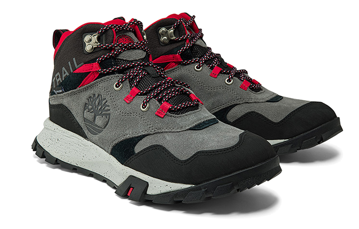 Shop Timberland Garrison Trail ''Donkergrijs Zwart Rood'' A28BF