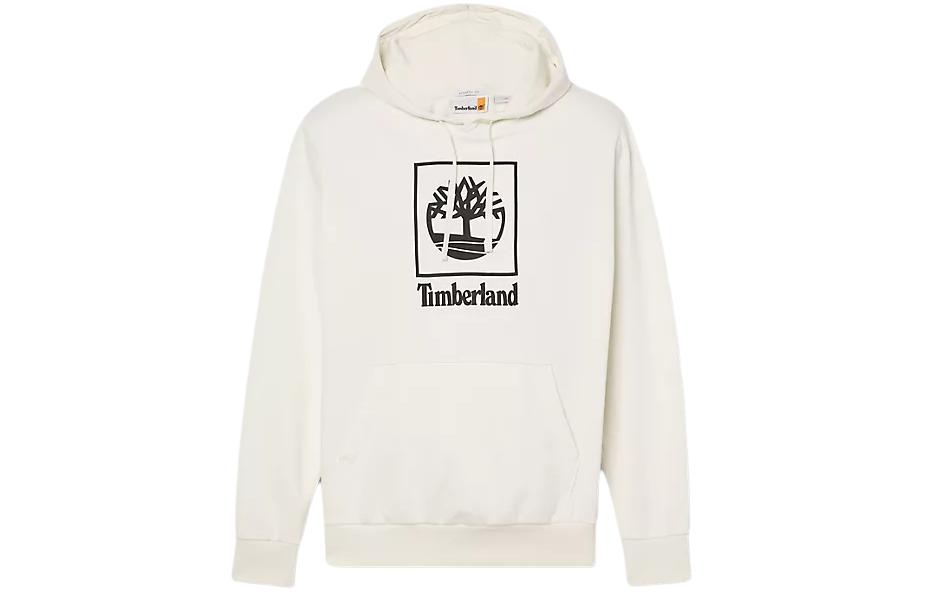 Timberland Graphic Print Pullover Hoodie Unisex White A5QV6-CM9