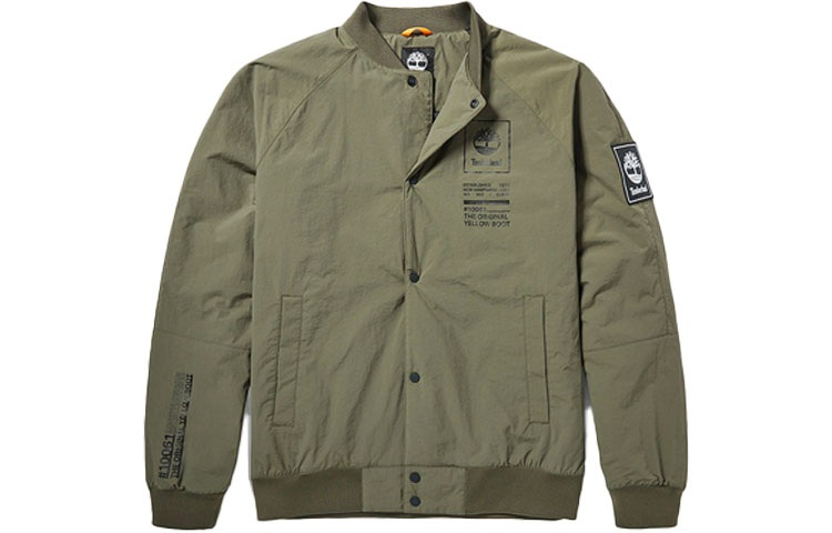 Timberland Green Casual Quilted Workwear Bomber Jacket A2CCU-A58