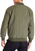 Shop Timberland 綠色休閒工裝菱格飛行外套 A2CCU-A58