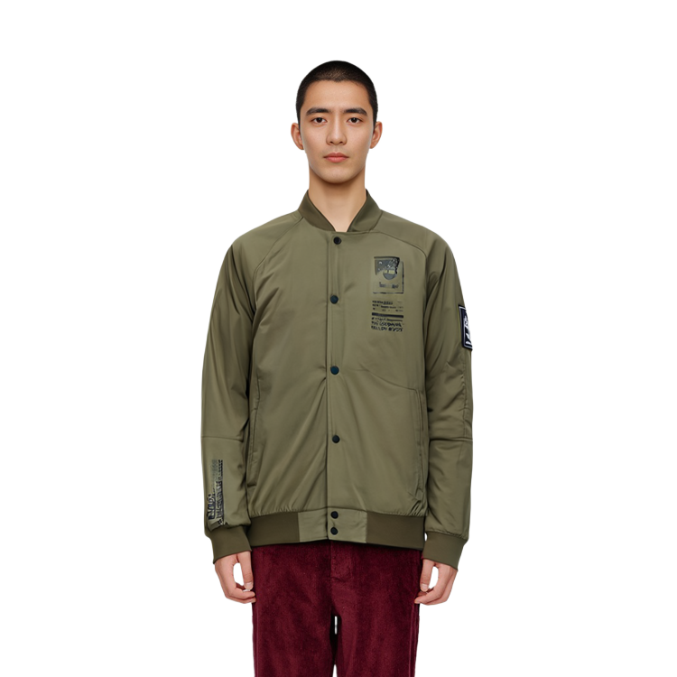 Details for Chaqueta Bomber Acolchada Casual Verde Timberland para Trabajo. A2CCU-A58
