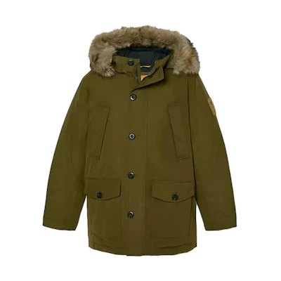 Timberland Green DryVent™ Hooded Waterproof Logo Jacket A22W2-302