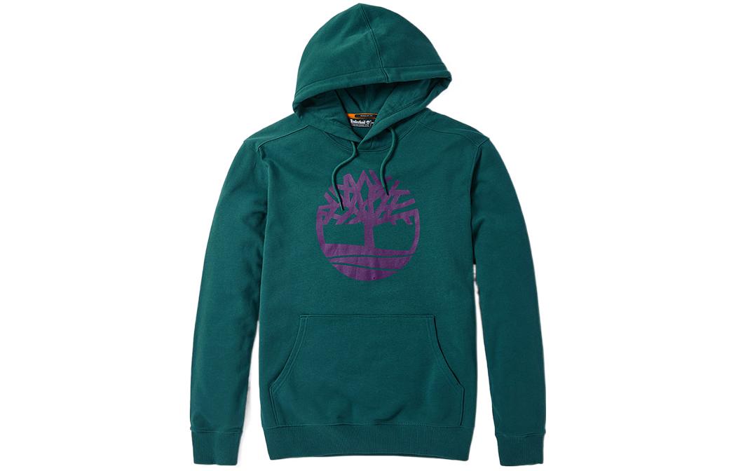 Timberland Green Fleece-Lined Knit Hoodie - Winter Casual Fit A2BJH-AQ9