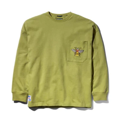 Timberland Green Graphic Print Crewneck Pullover Sweatshirt TB0A2FT5-CH9