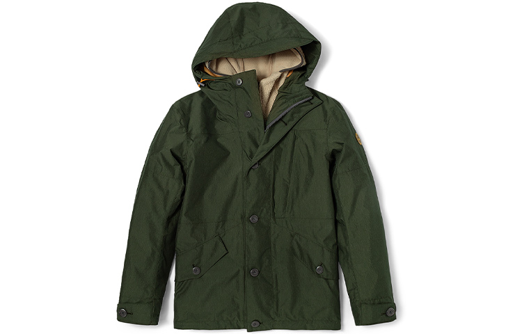 Timberland Green Logo Waterproof 3-in-1 Fleece Outdoor Jacket. A448C-U31 圖 2