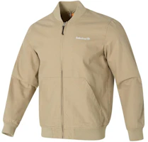 Timberland Green Outdoor Windproof Logo Bomber Jacket with Stand Collar A6R1N-DH4 Timberland Green Outdoor Windproof Logo Bomber Jacket with Stand Collar A6R1N-DH4