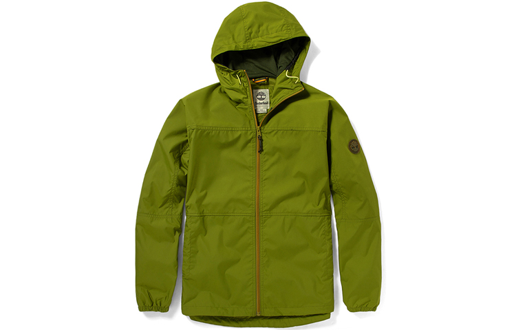Timberland Green Water-Resistant Outdoor Hooded Jacket A24K7-BG0
