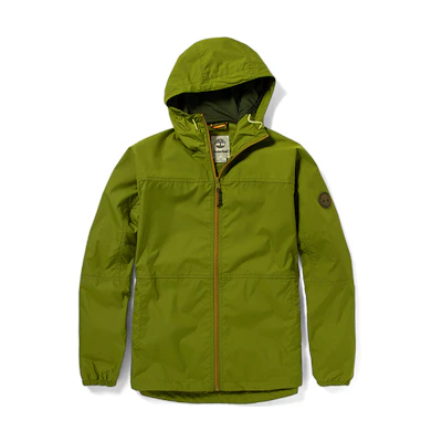 Timberland Green Water-Resistant Outdoor Hooded Jacket A24K7-BG0