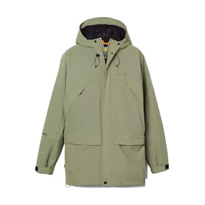 Timberland Green Waterproof Breathable Logo Hooded Jacket A67V1-590