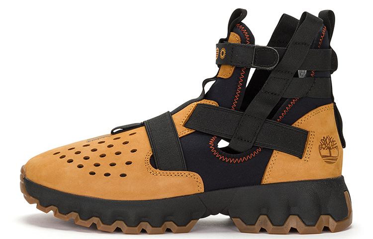 Timberland Greenstride Edge Lace Up Boot Sandals 'Wheat Black' A5QZCW