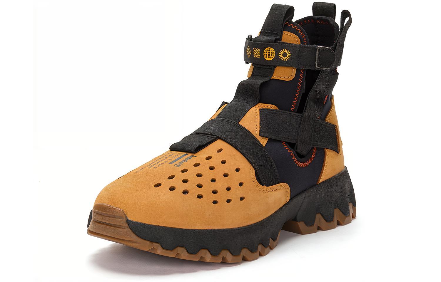 Lookbook Timberland Greenstride Edge Lace Up Boot Sandals 'Wheat Black' A5QZCW